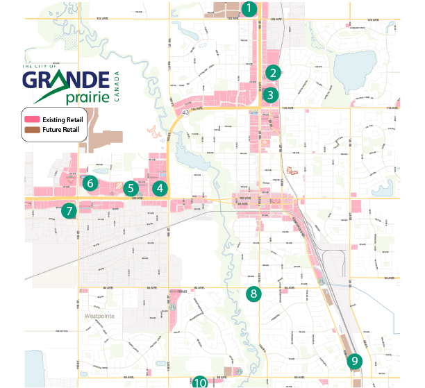 Commerce County of Grande Prairie Middle of Everywhere Invest in