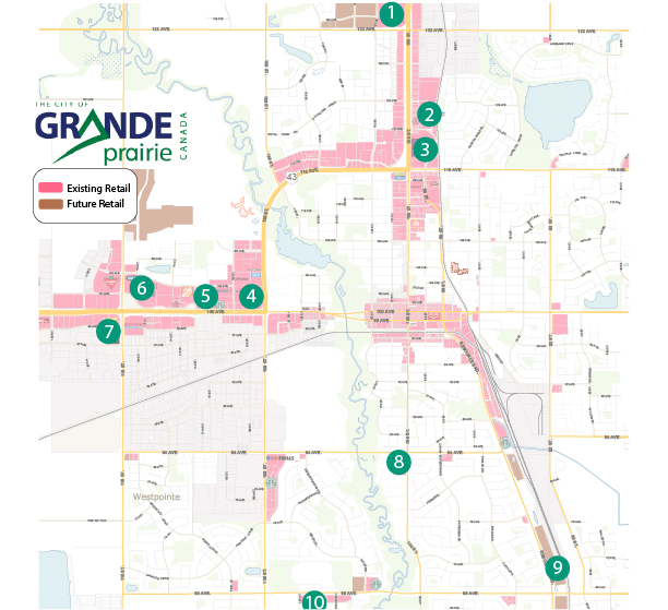 City of Grande Prairie Notable Commercial Opportunities
